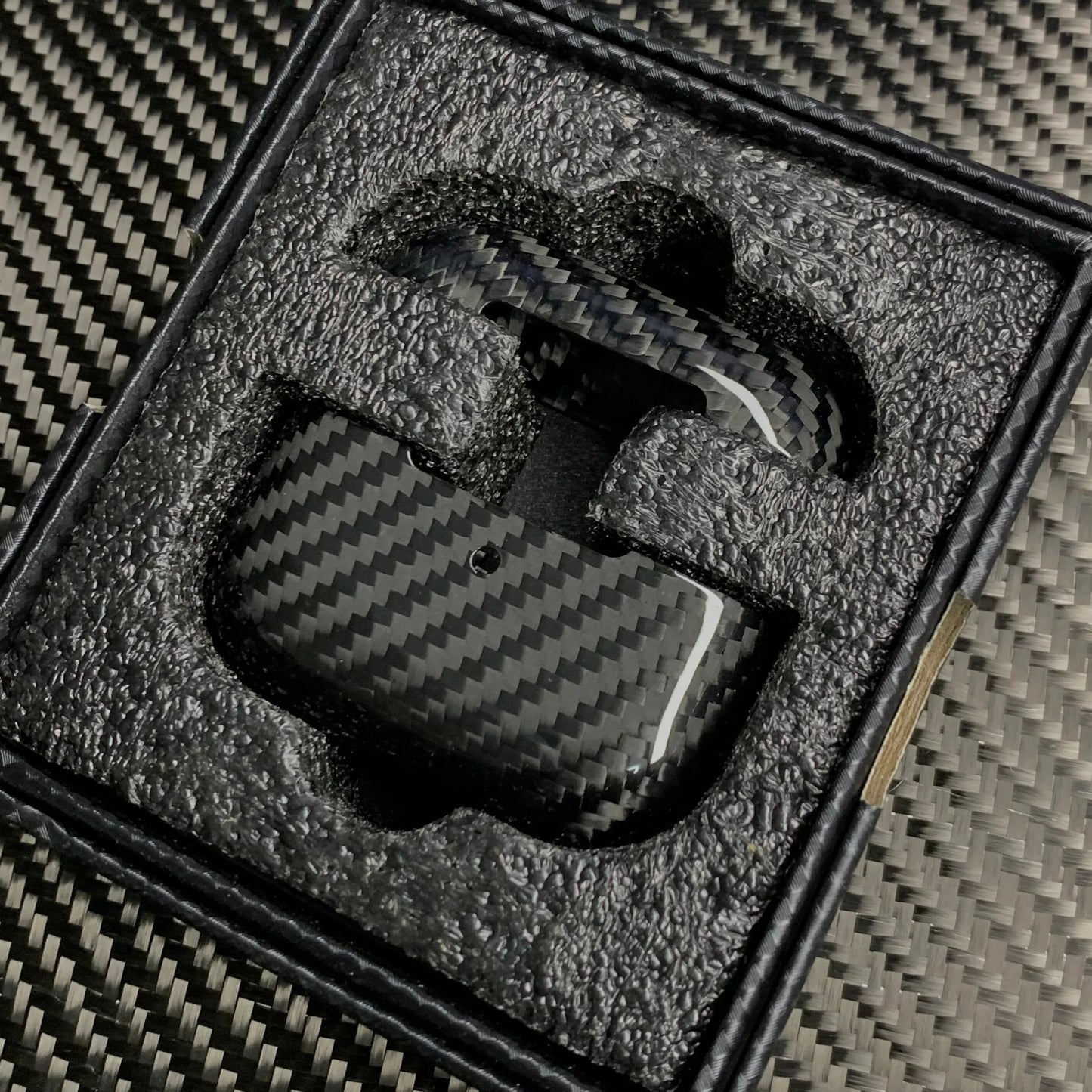 Cover AirPods Carbonio