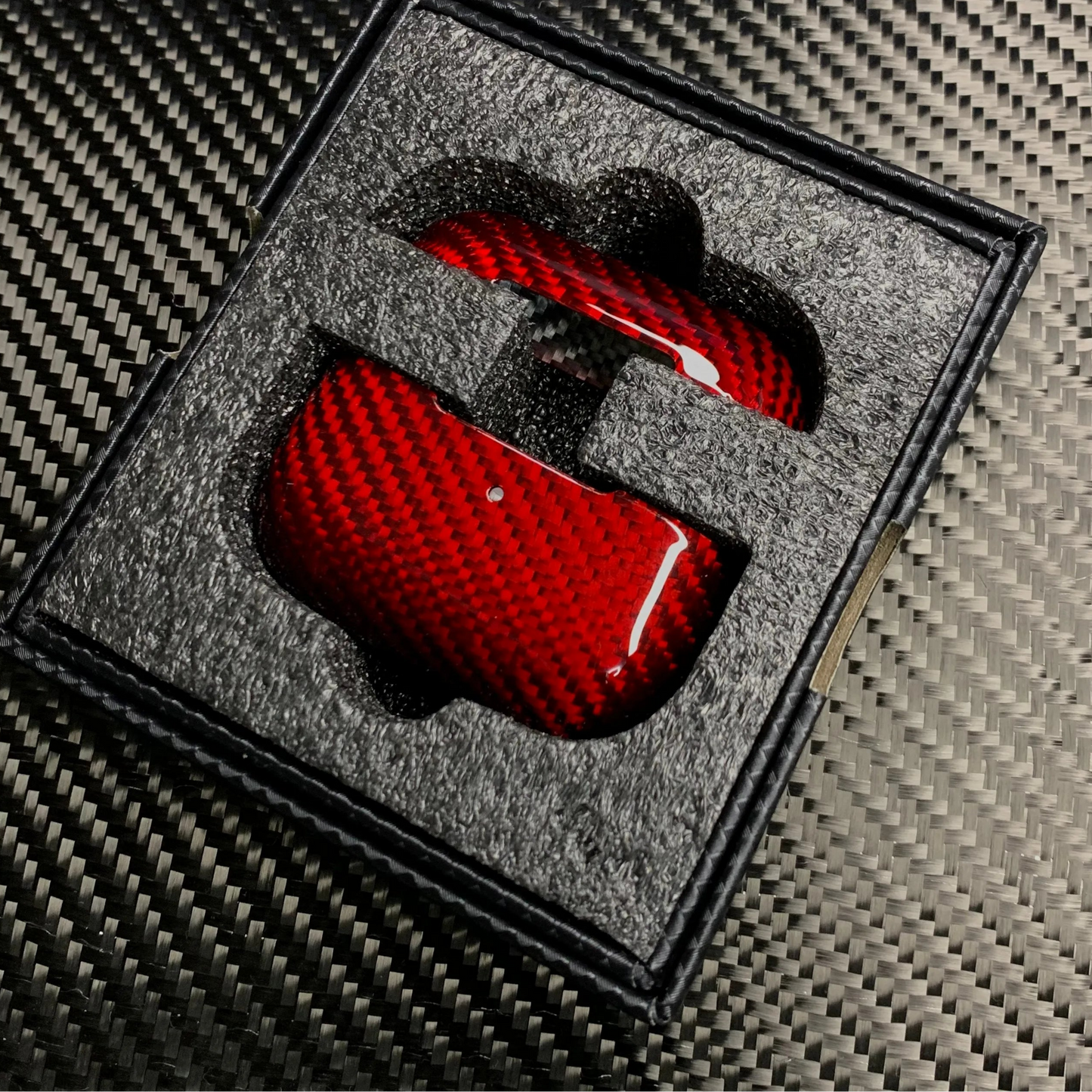 Cover AirPods Carbonio